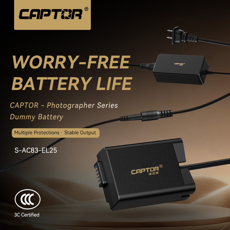 Nikon Camera Z50 - Adaptador de Bateria Fictícia CAPTOR EN-EL25