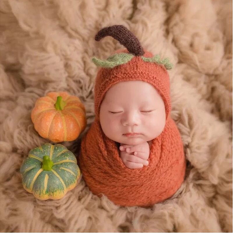 Photography Newborn - Adereços para fotografia de abóbora para