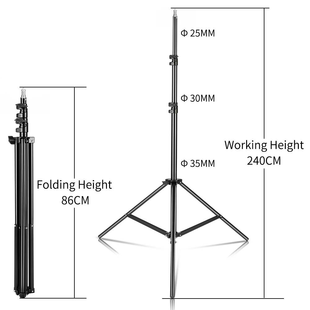 Tripé de Iluminação para Fotog - Photography Umbrella Lighting Kit avaliação e preço