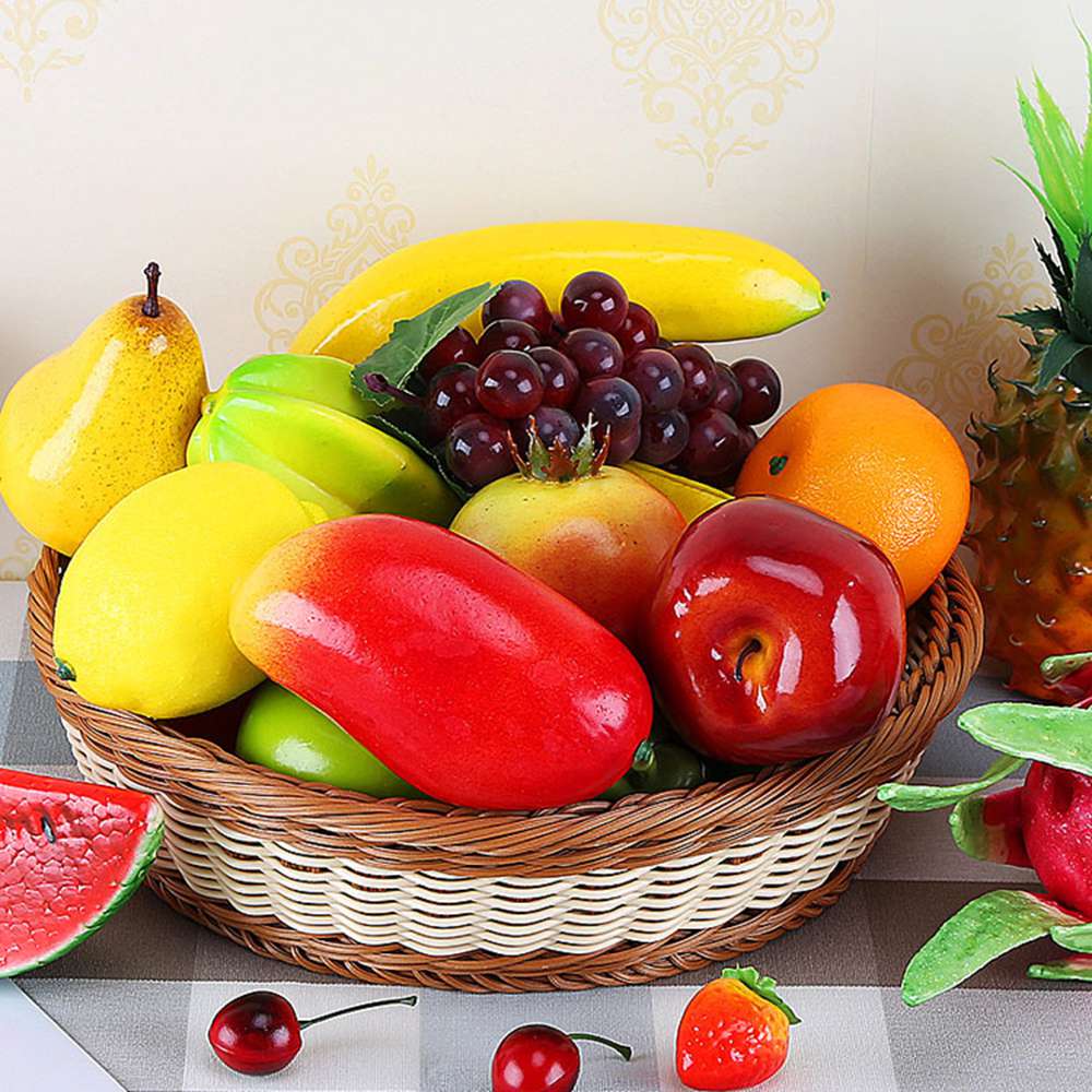 Frutas artificiais para decora - Photography Food avaliação e preço