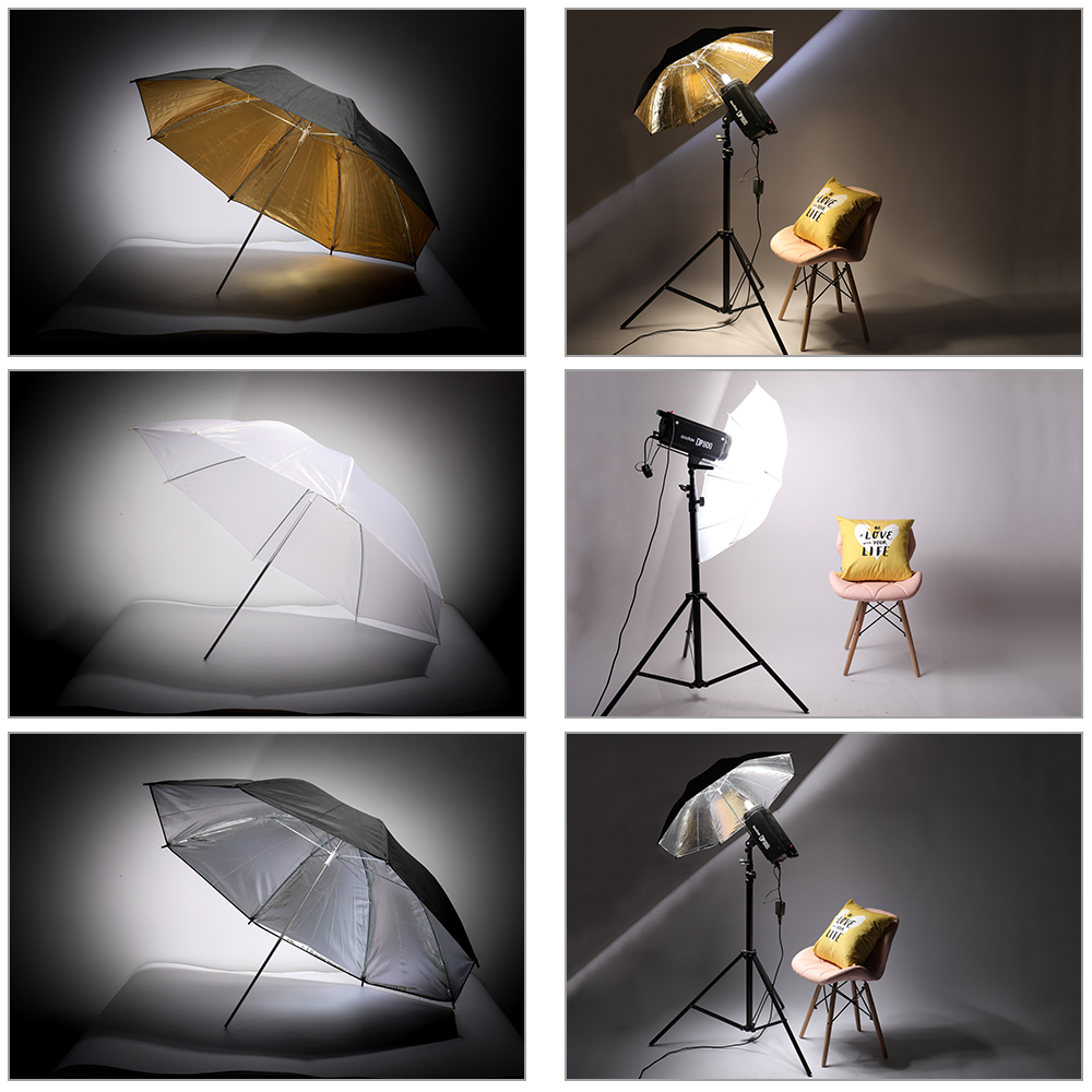 Kit de iluminação fotográfica  - Photography Umbrella Lighting Kit avaliação e preço