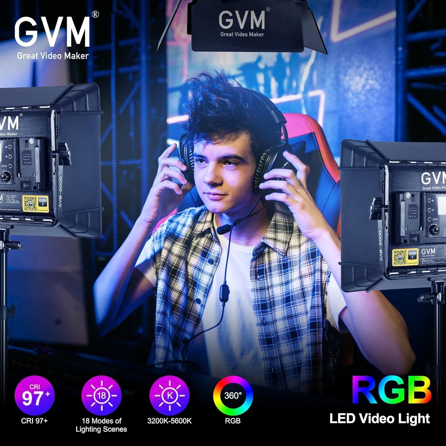 Kit de Iluminação de Vídeo LED - Photography Youtube avaliação e preço