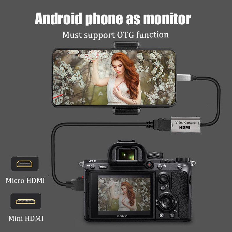 Adaptador hdmi 4k placa de cap - Photography Youtube avaliação e preço