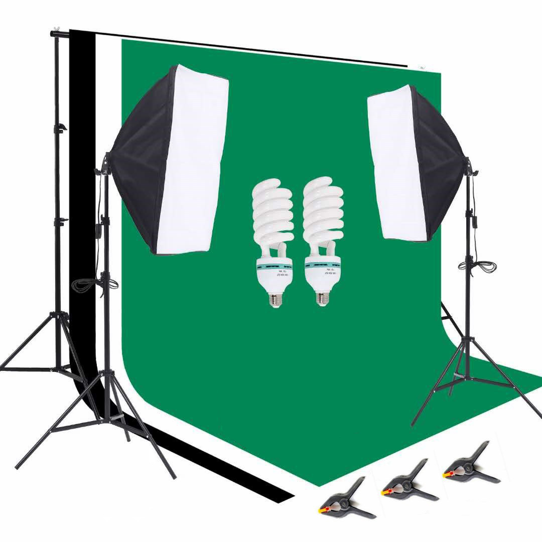 Equipamento de Estúdio Fotográ - Photography Umbrella Lighting Kit avaliação e preço